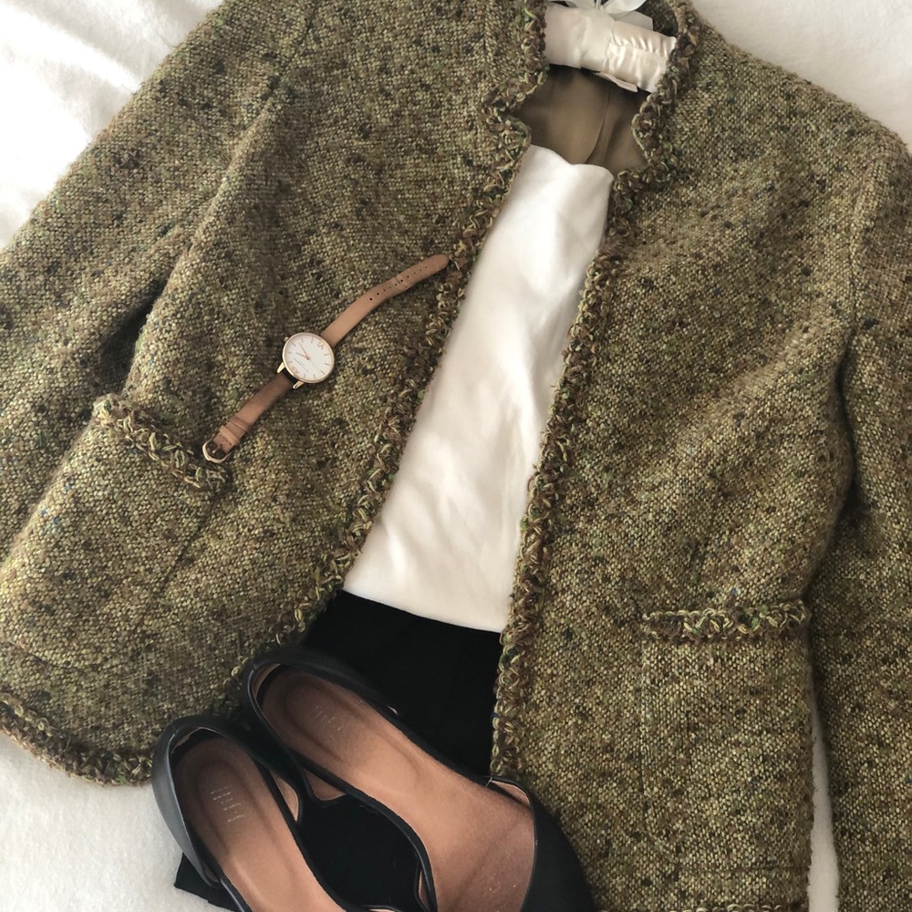Jcrew tweed blazer